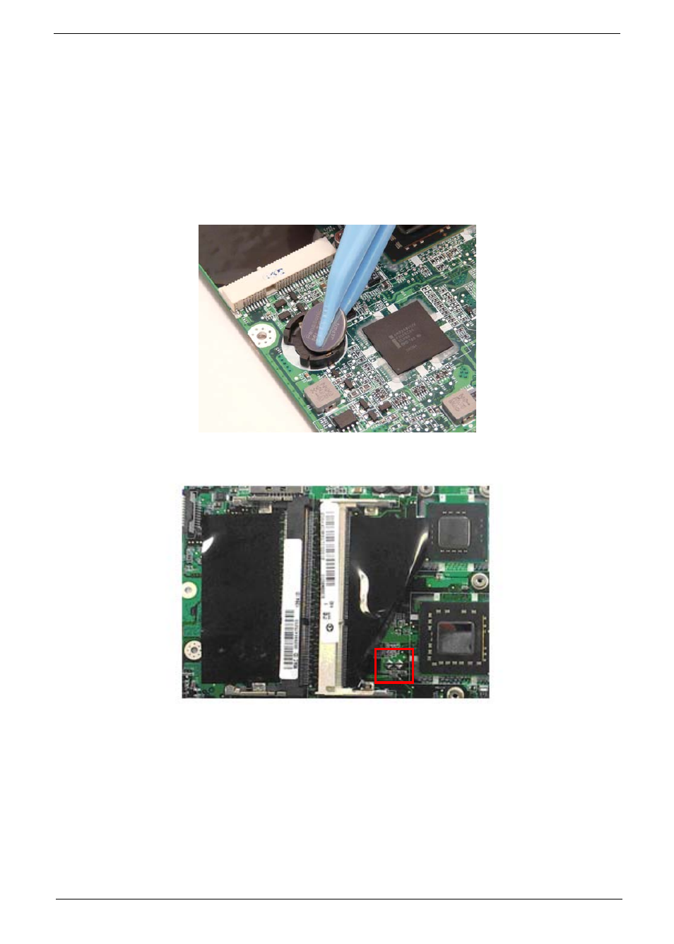 Clearing password check and bios recovery, Mainboard cmos discharge | Acer 1820PT User Manual | Page 177 / 216