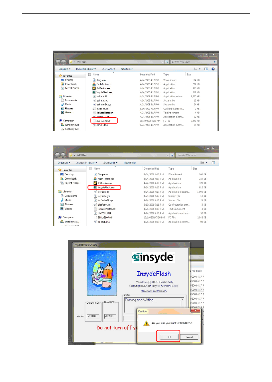 Winflash utility | Acer 1820PT User Manual | Page 43 / 216
