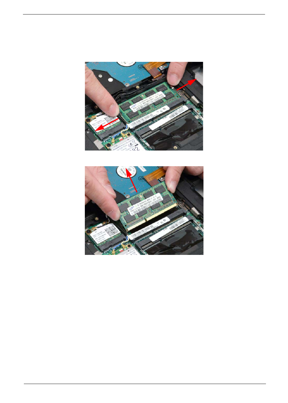 Removing the dimm module | Acer 1820PT User Manual | Page 57 / 216