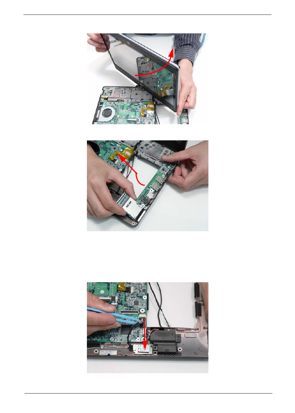 Removing the bluetooth module | Acer 1820PT User Manual | Page 77 / 216