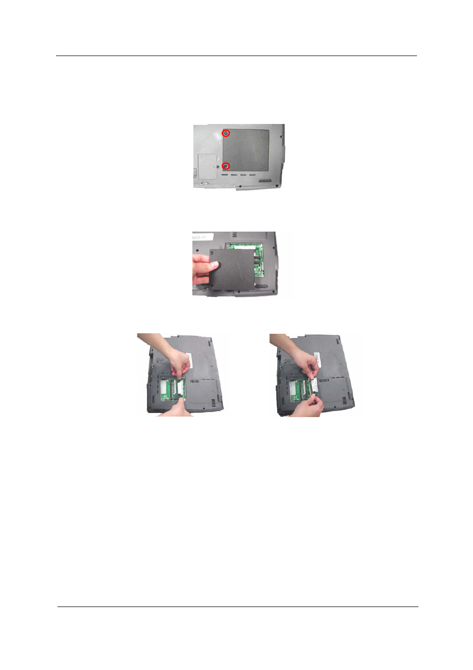 Removing the memory module | Acer 230 User Manual | Page 73 / 164