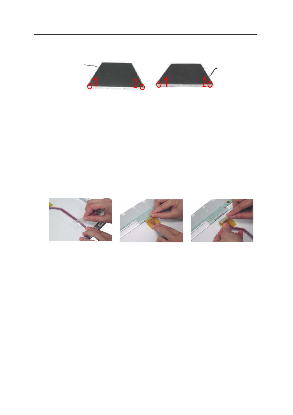 Removing the lcd coaxial cable | Acer 230 User Manual | Page 86 / 164