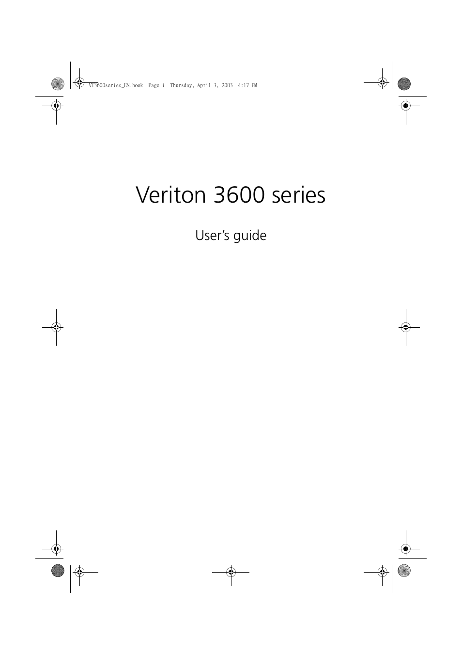 Acer 3600 Series User Manual | 122 pages