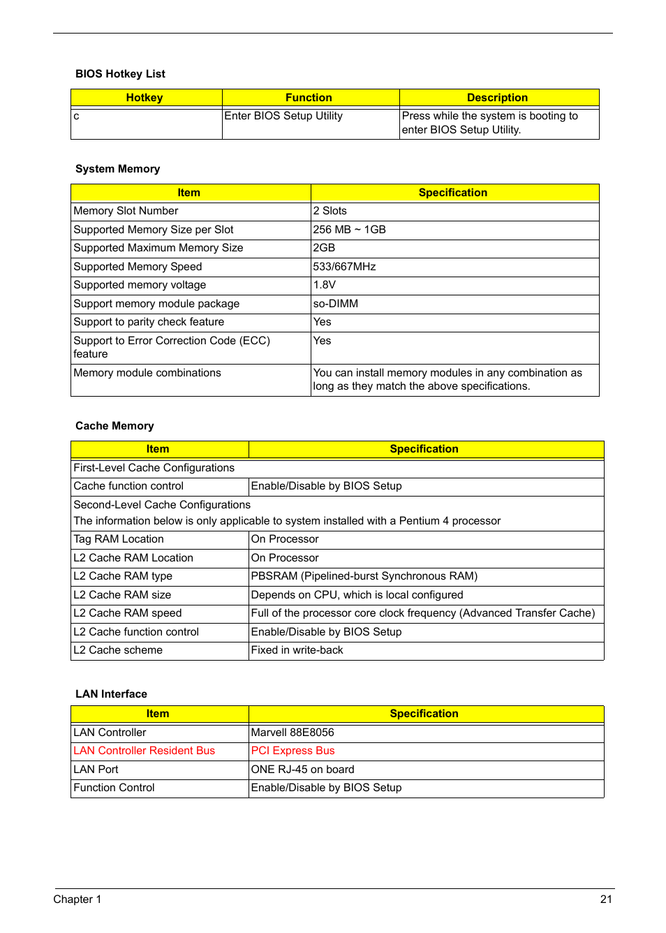 Acer Aspire L310 User Manual | Page 29 / 117