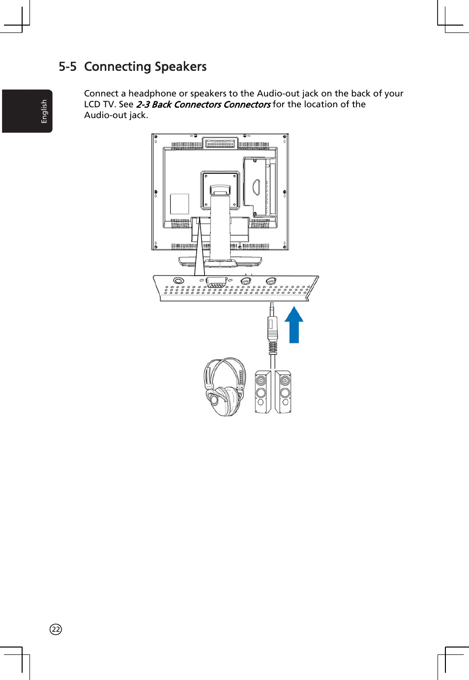 5 connecting speakers | Acer AT2001 User Manual | Page 22 / 34