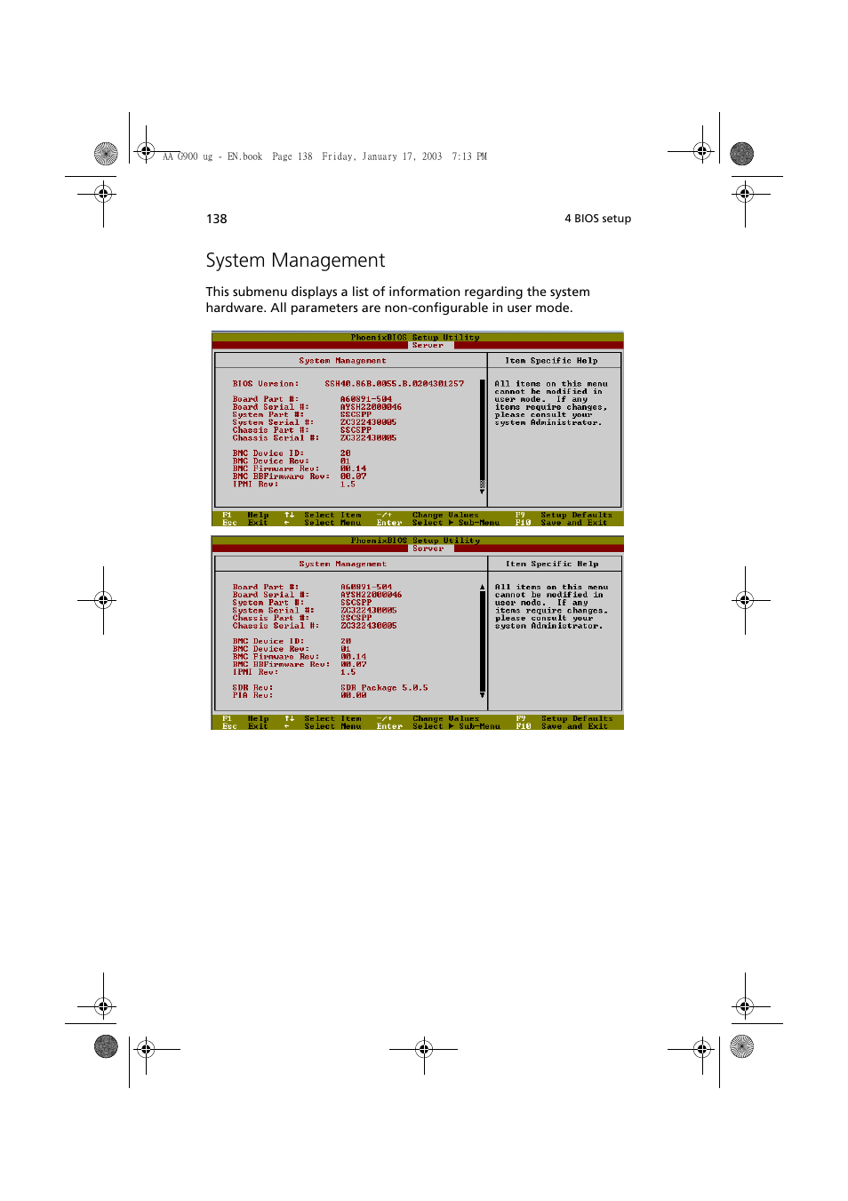 System management | Acer Altos G901 User Manual | Page 154 / 244