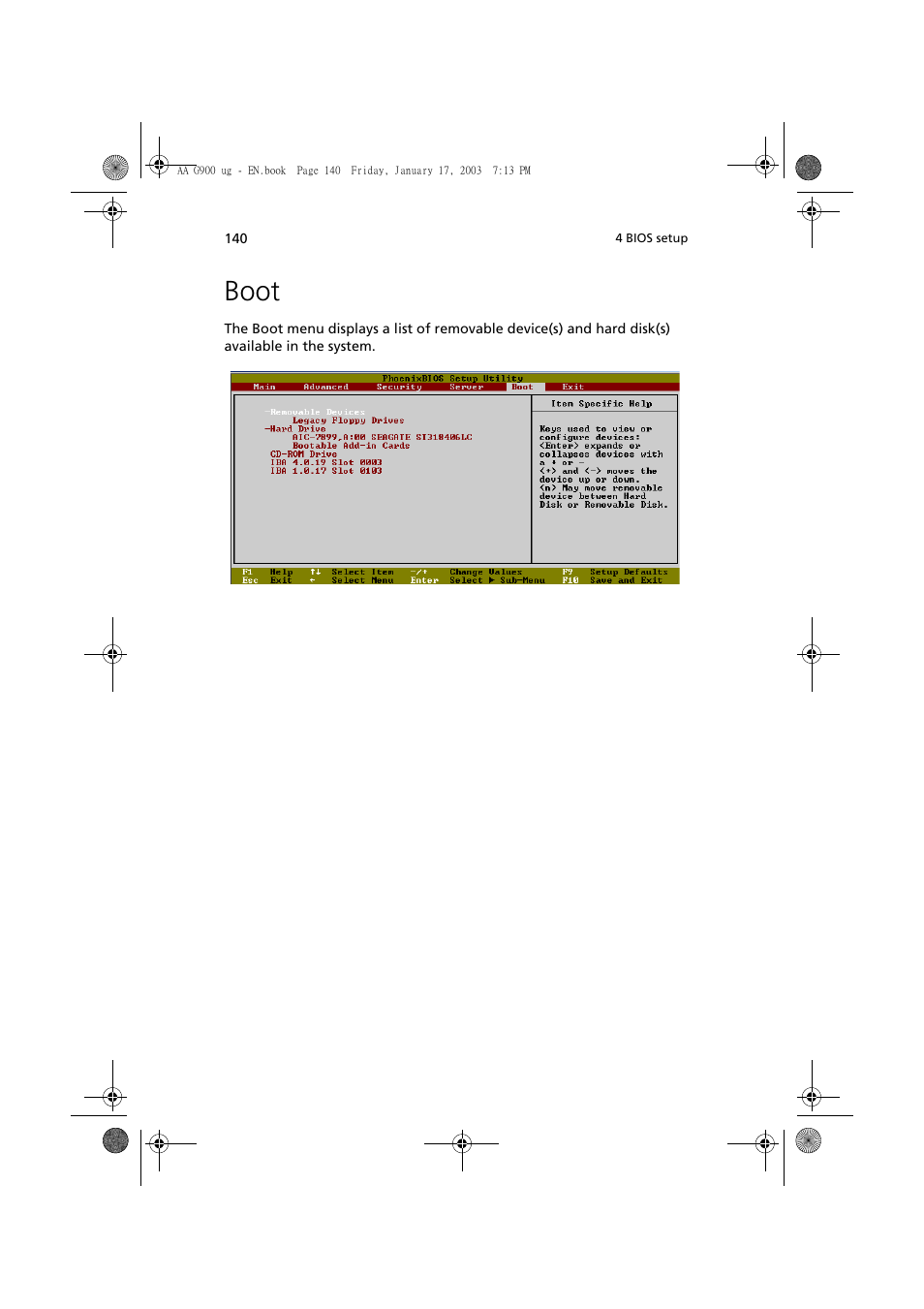 Boot | Acer Altos G901 User Manual | Page 156 / 244