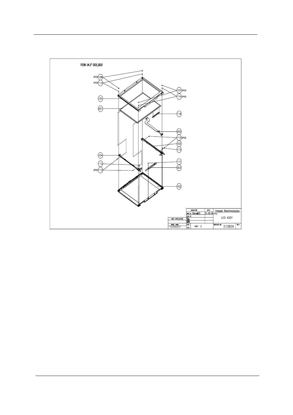 Lcd 14.1 | Acer 530 User Manual | Page 100 / 132