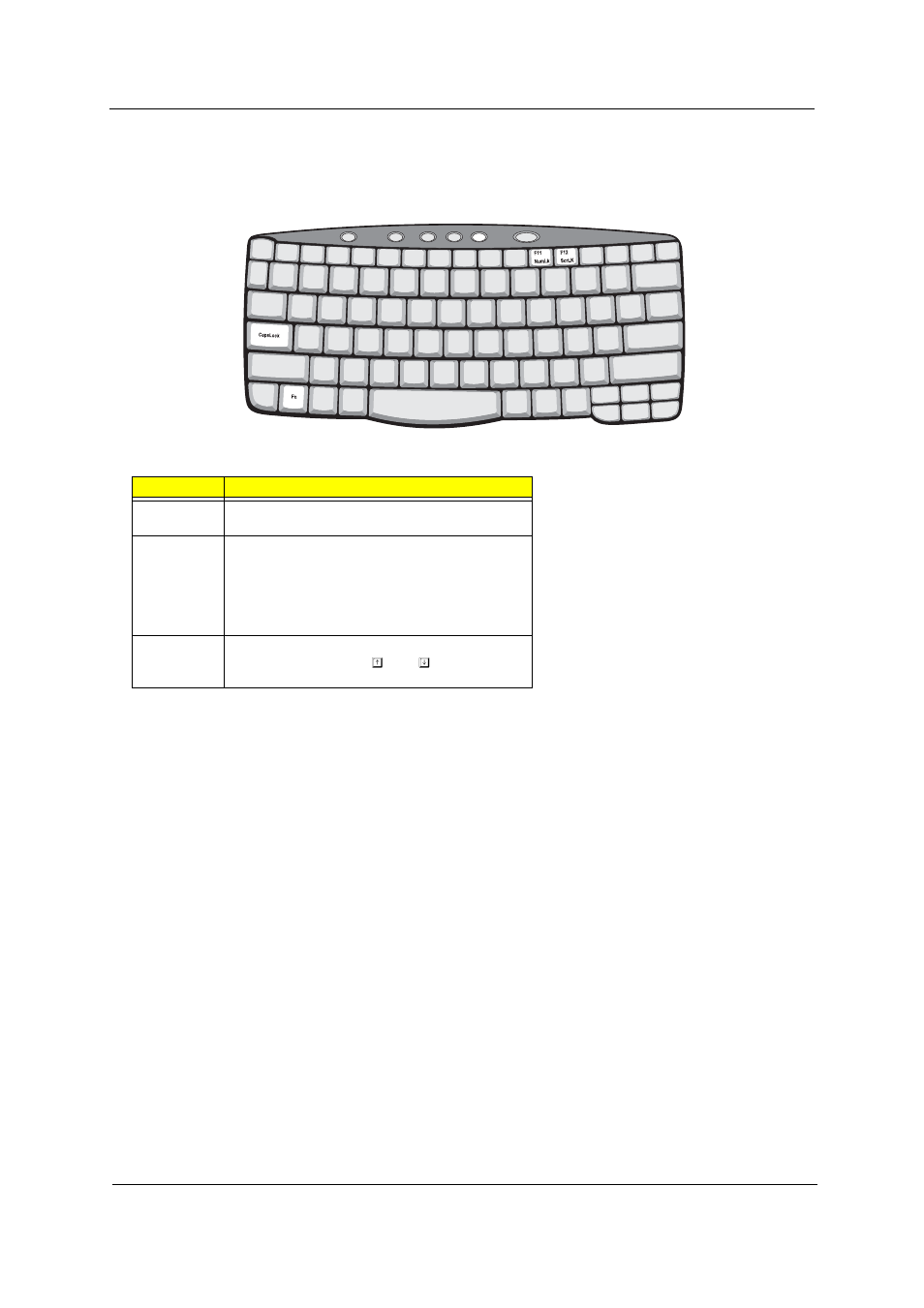 Lock keys | Acer 530 User Manual | Page 21 / 132