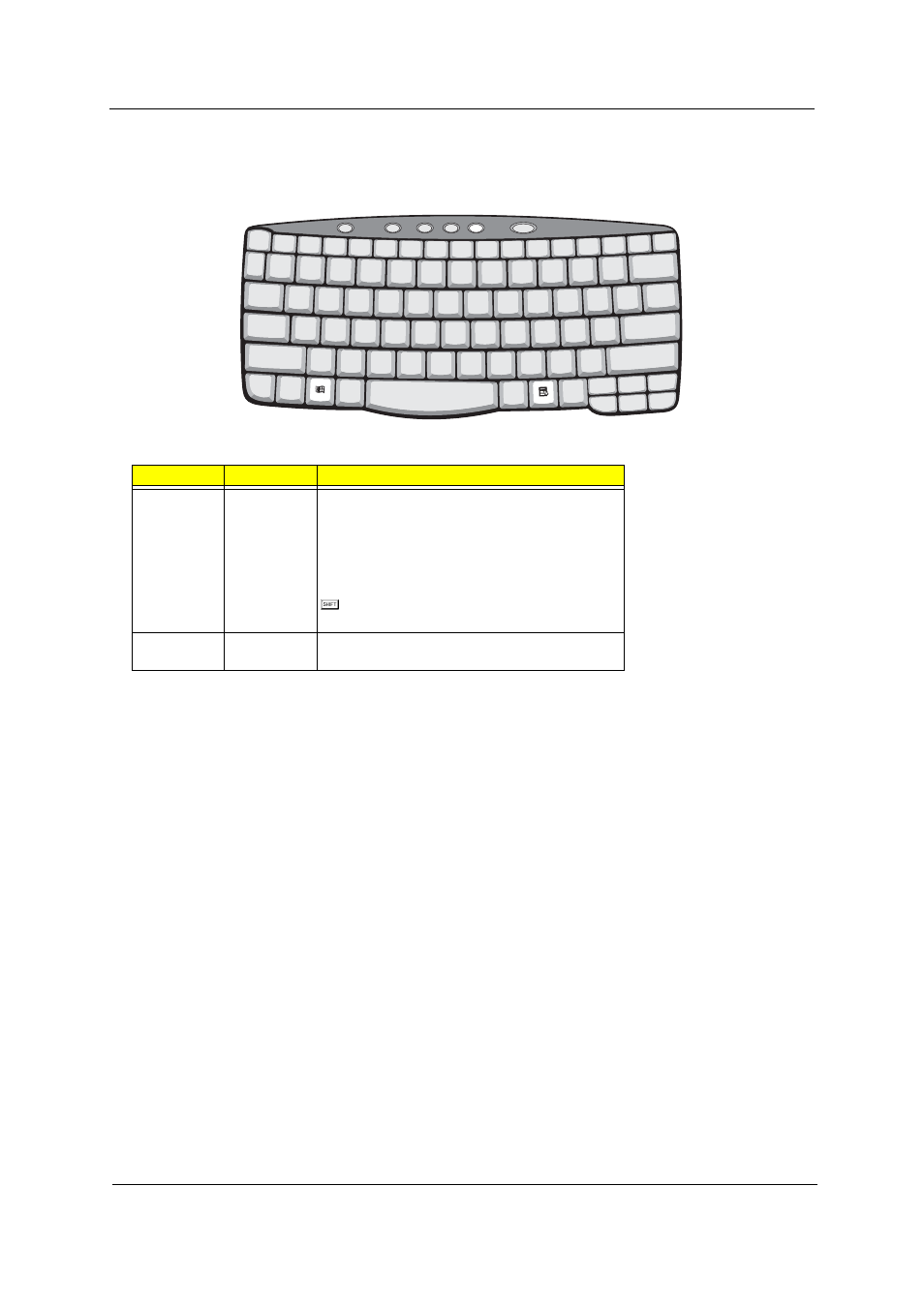 Windows keys | Acer 530 User Manual | Page 23 / 132