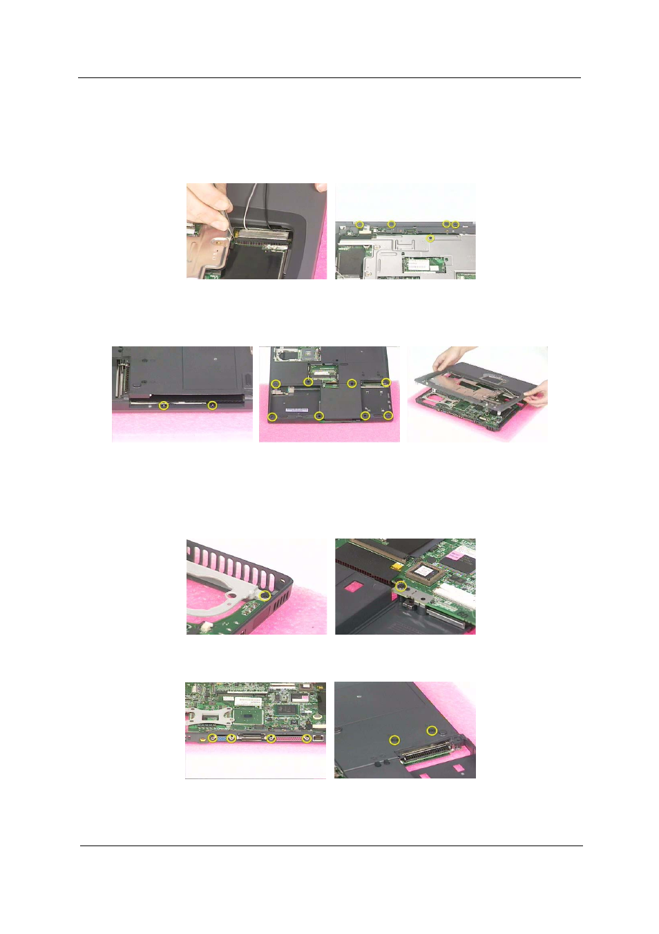 Disassembling the main unit, Disassembling the logic lower assemby, Separate the main unit into the logic upper | Acer 530 User Manual | Page 71 / 132