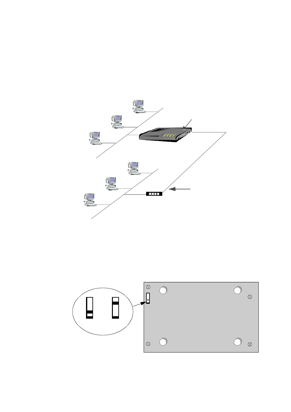 Connecting more devices through a hub to the -4, Connecting more devices through a hub to the 700 | Acer 700 Series User Manual | Page 20 / 94