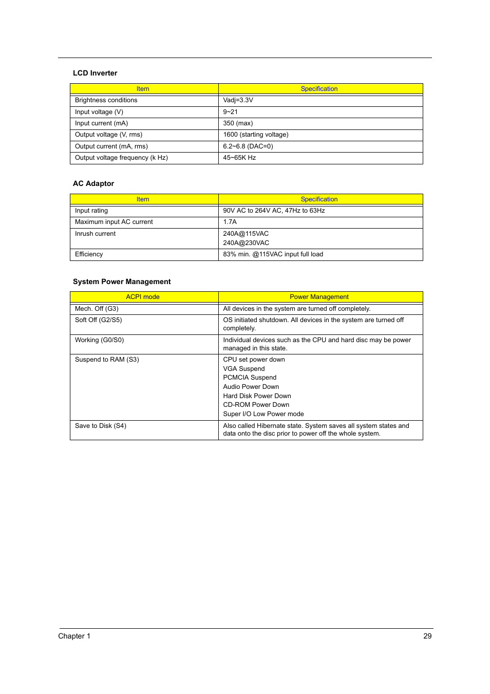 Acer 3210Z User Manual | Page 37 / 102