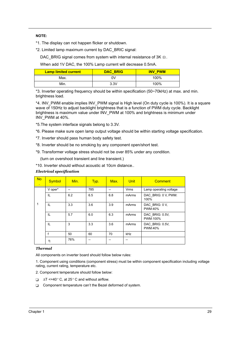 Acer 1800 User Manual | Page 37 / 97