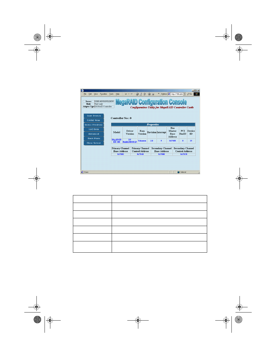 Property description | Acer Altos G300 Series User Manual | Page 115 / 162