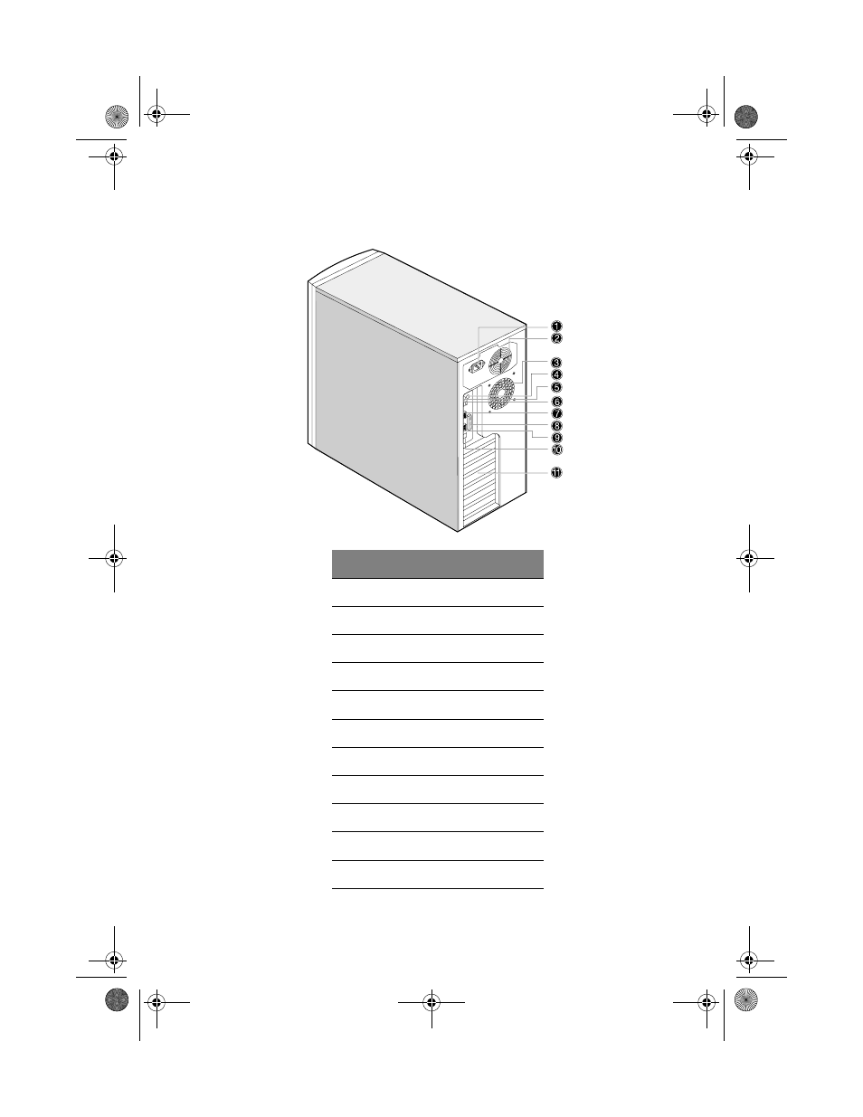 Rear panel | Acer Altos G300 Series User Manual | Page 33 / 162