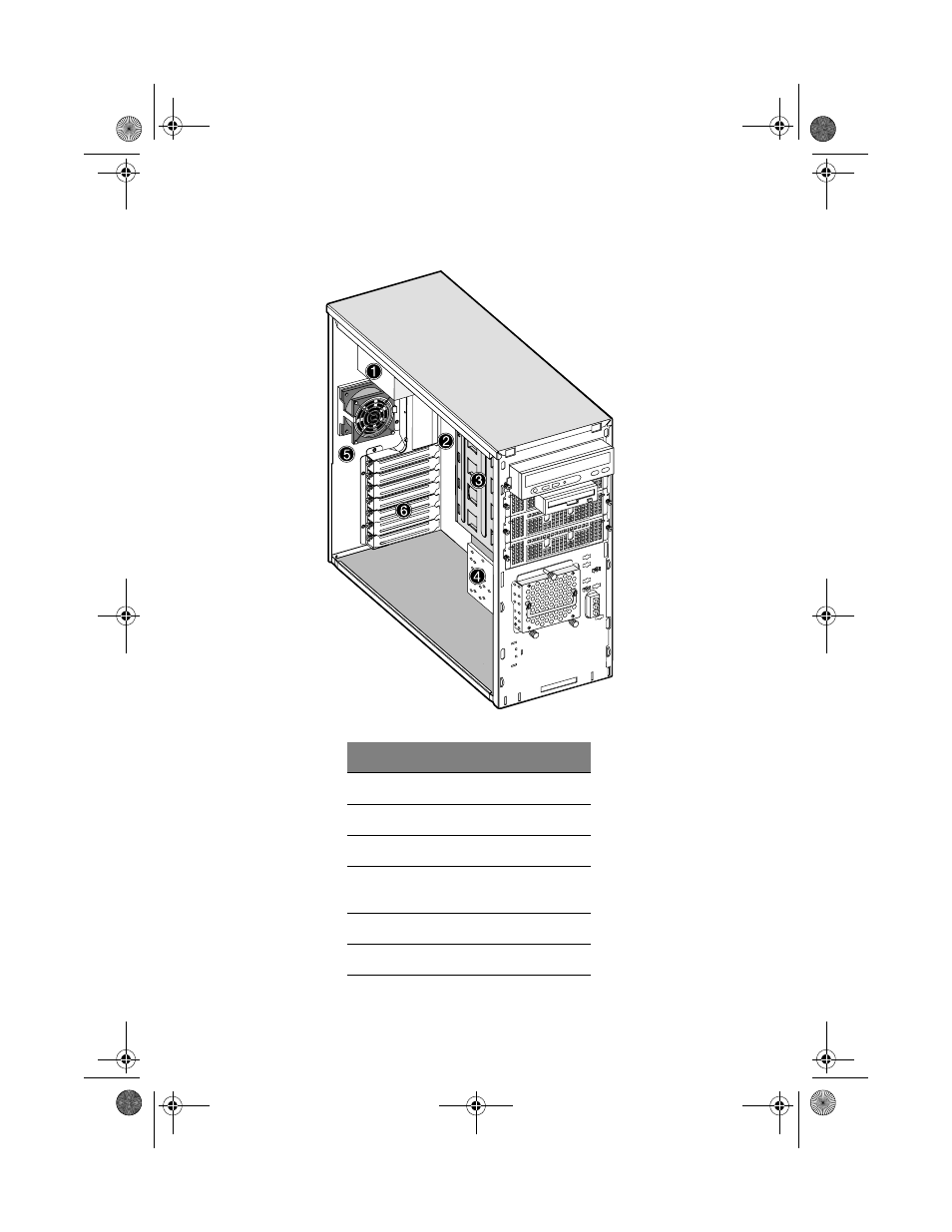 Internal components | Acer Altos G300 Series User Manual | Page 34 / 162