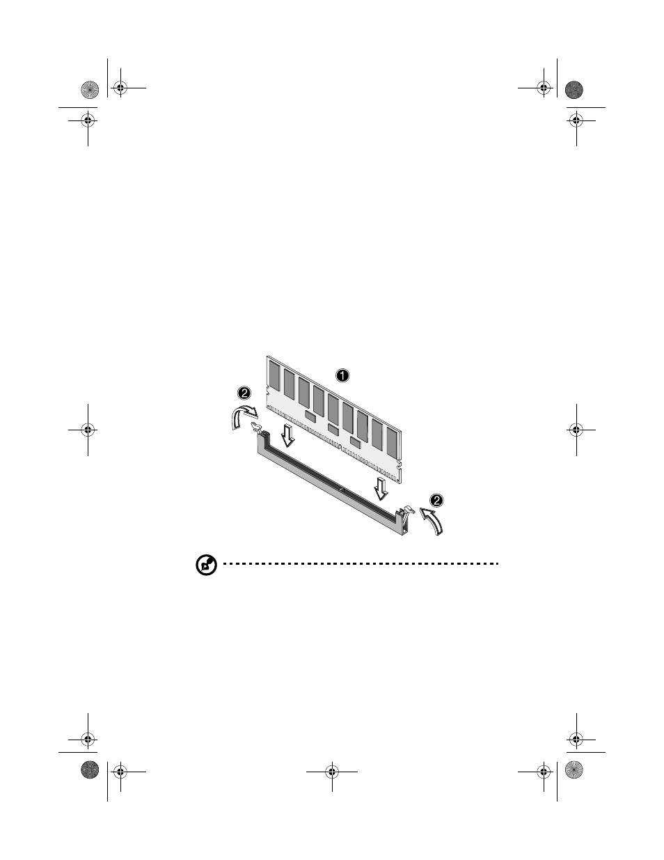 Installing and removing memory modules | Acer Altos G300 Series User Manual | Page 55 / 162