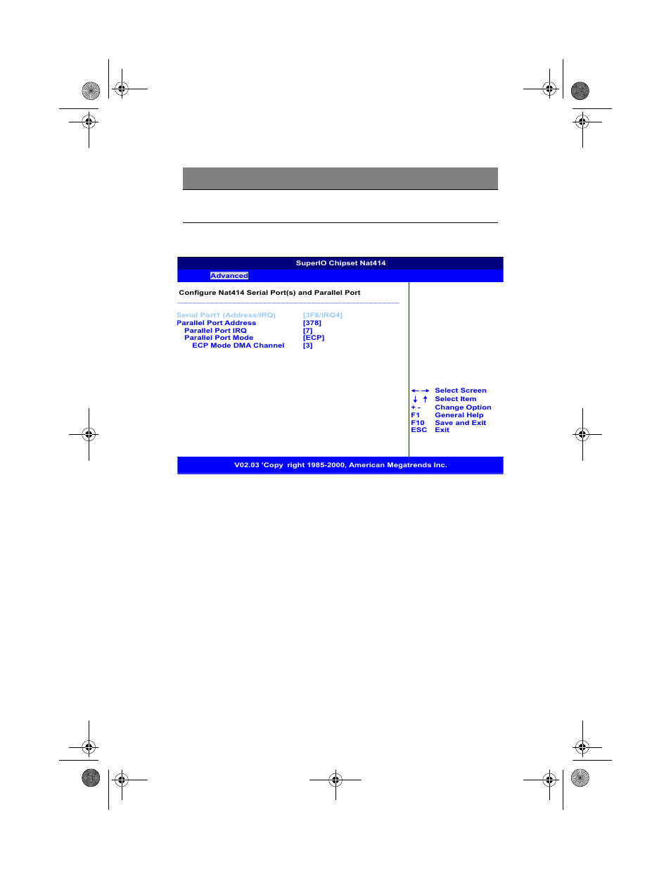 Superio configuration | Acer Altos G300 Series User Manual | Page 65 / 162