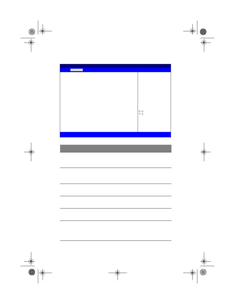 Boot settings configuration | Acer Altos G300 Series User Manual | Page 74 / 162