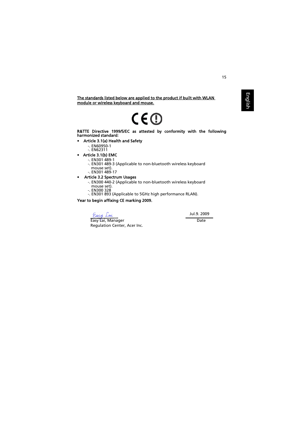 Acer Aspire AS001 User Manual | Page 25 / 26