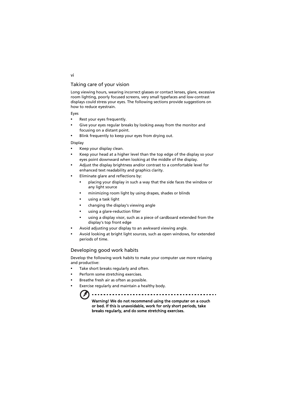 Acer Aspire AS001 User Manual | Page 8 / 26
