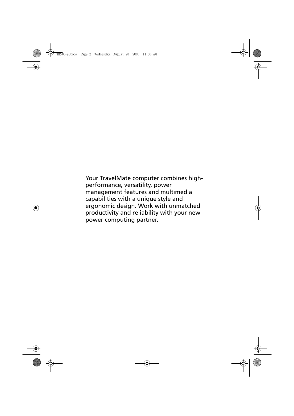 Acer 540 User Manual | Page 10 / 82