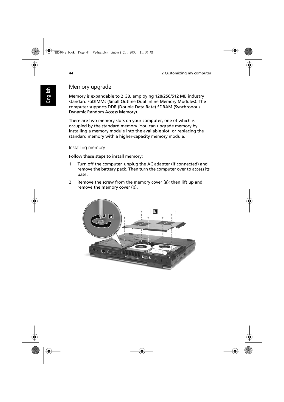 Acer 540 User Manual | Page 52 / 82