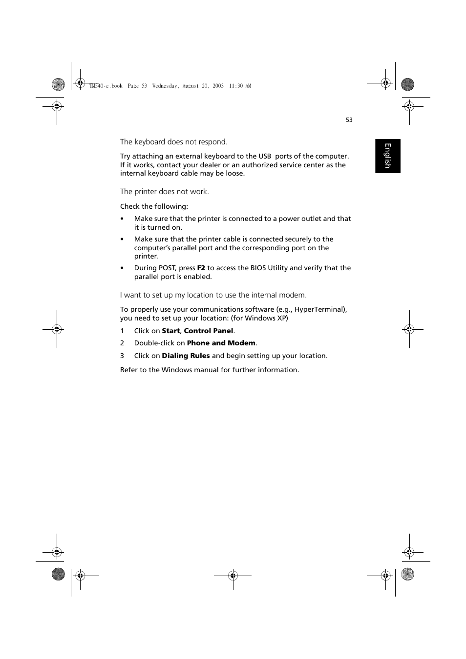 Acer 540 User Manual | Page 61 / 82