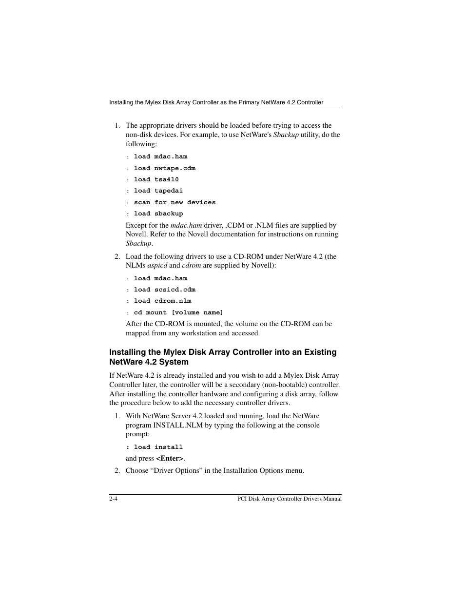 Acer PCI Disk Array Controller Drivers 08P4100 User Manual | Page 18 / 100