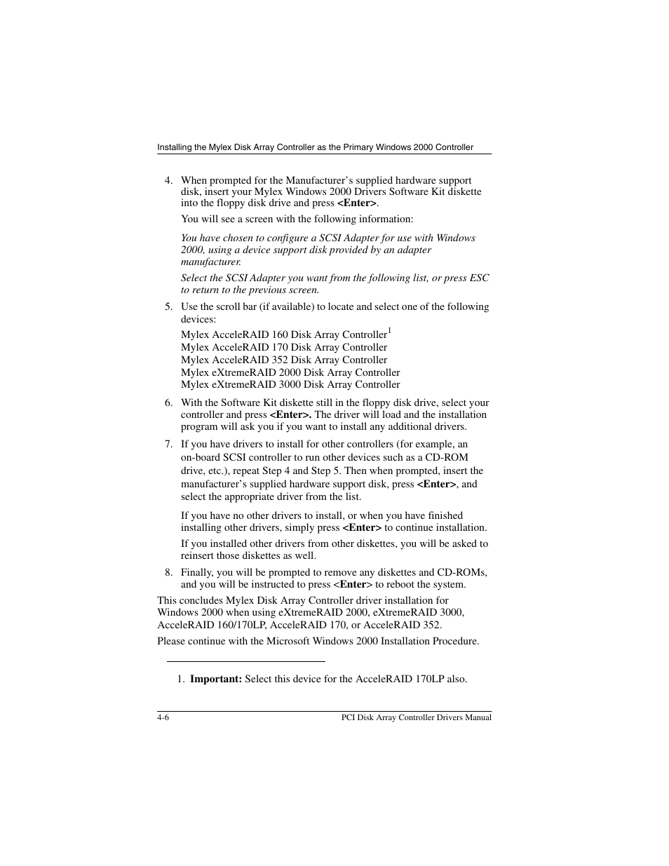 Acer PCI Disk Array Controller Drivers 08P4100 User Manual | Page 42 / 100