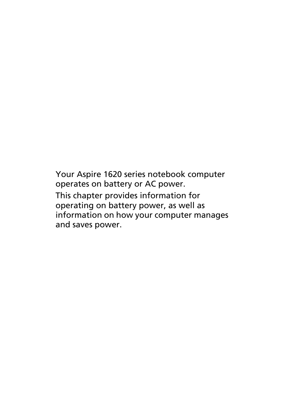Acer 1620 Series User Manual | Page 40 / 98