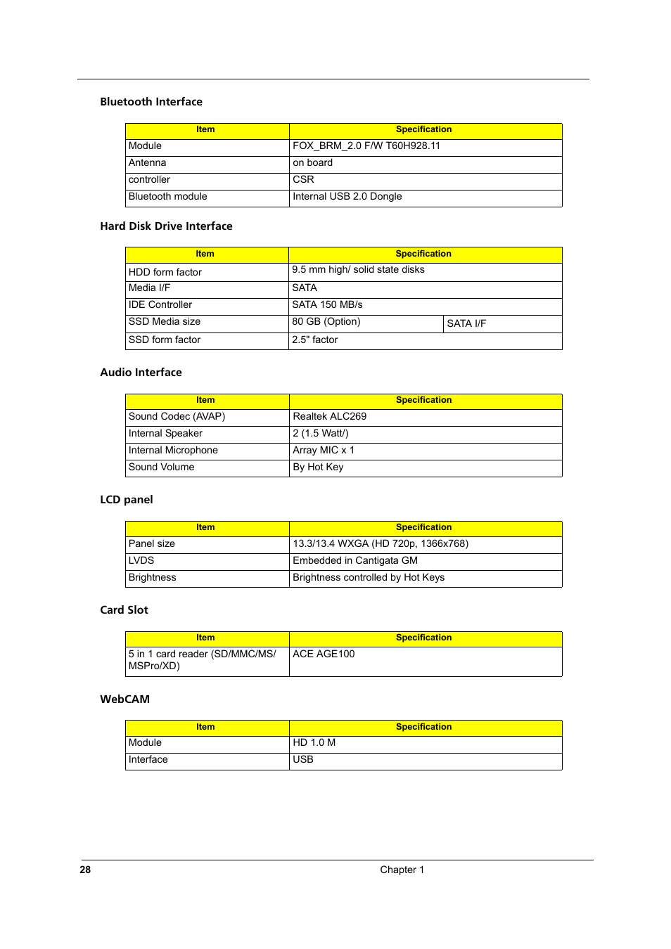 Acer 3810TZ User Manual | Page 34 / 100