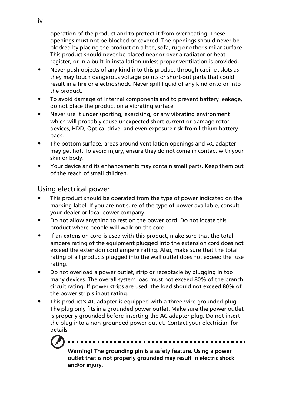 Acer Veriton N260G User Manual | Page 4 / 22