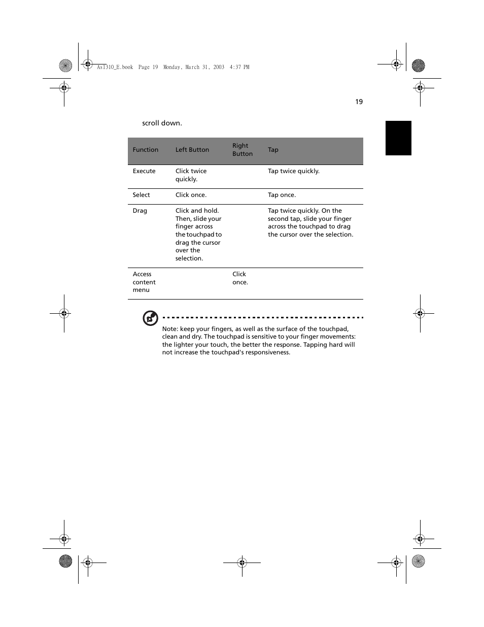 Acer 1400 Series User Manual | Page 29 / 100