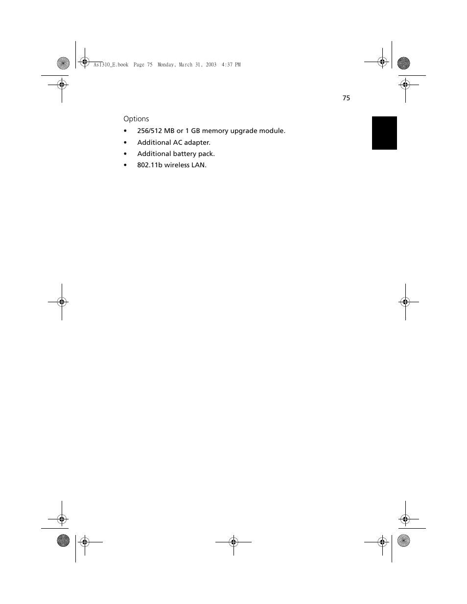 Acer 1400 Series User Manual | Page 85 / 100