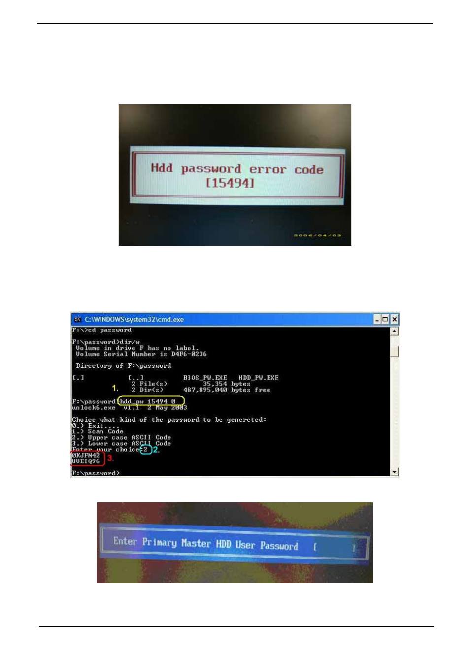 Remove hdd/bios password utilities | Acer 4820T User Manual | Page 47 / 226