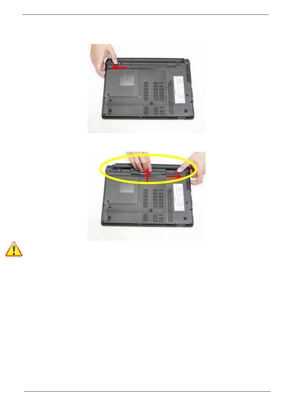 Removing the battery pack | Acer 4820T User Manual | Page 56 / 226