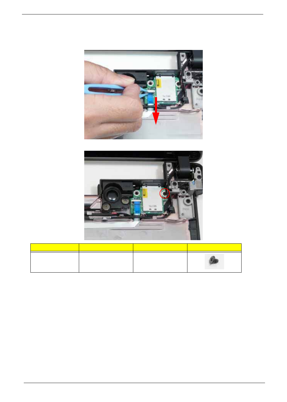 Removing the 3g module | Acer 4820T User Manual | Page 76 / 226