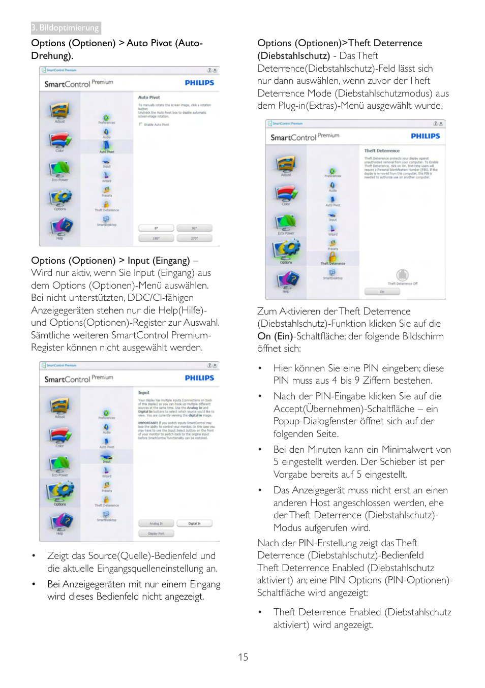 Philips LCD-Monitor mit LED-Hintergrundbeleuchtung User Manual | Page 17 / 41