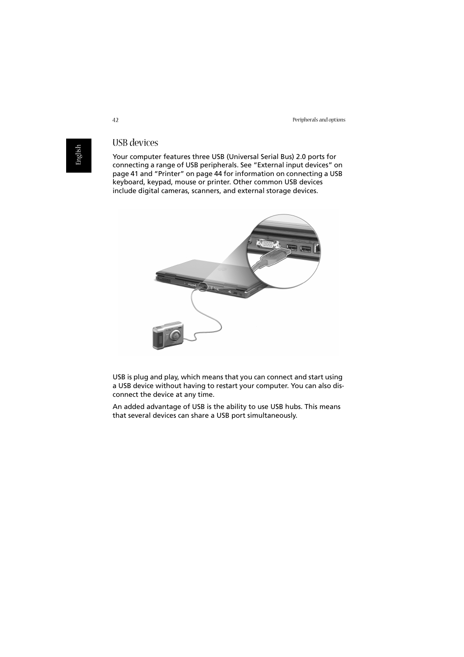 Usb devices | Acer 2010 User Manual | Page 52 / 108