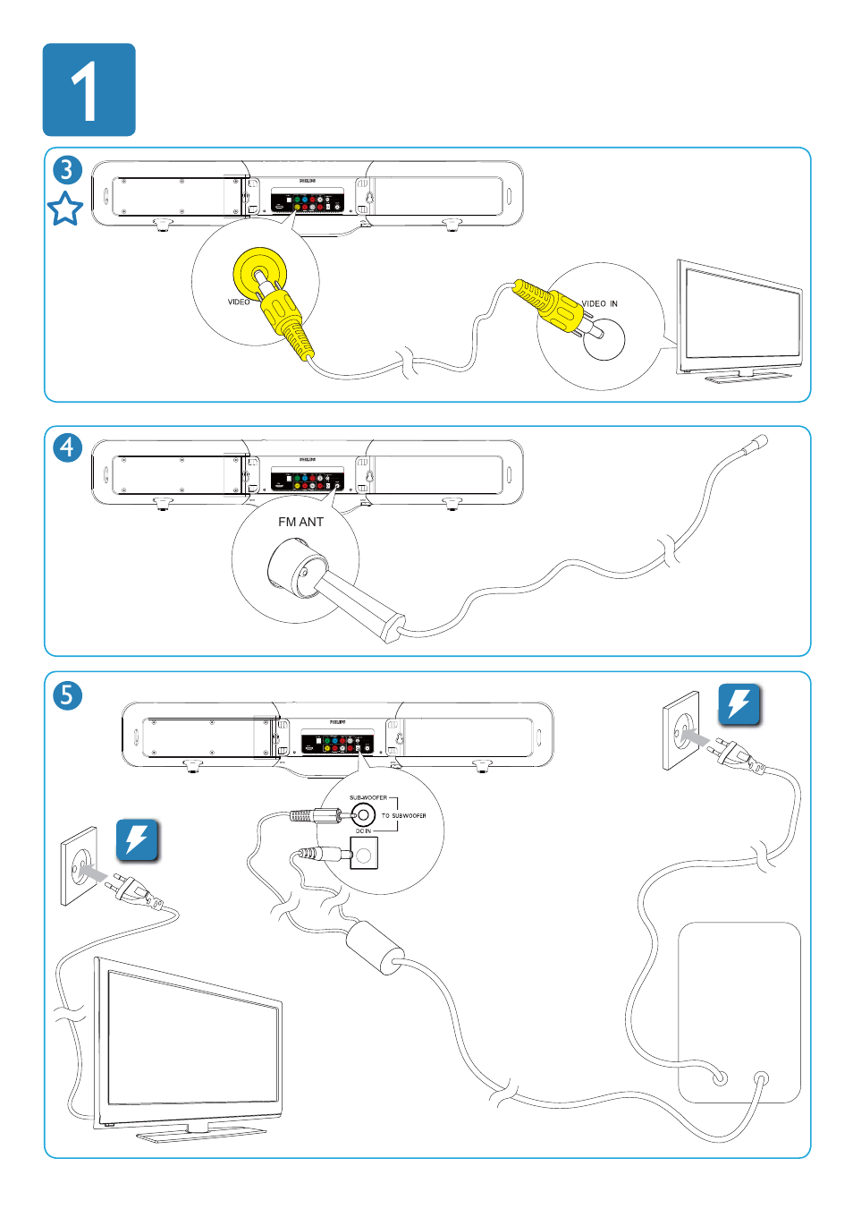 Philips SoundBar Home Entertainment-System User Manual | Page 3 / 6