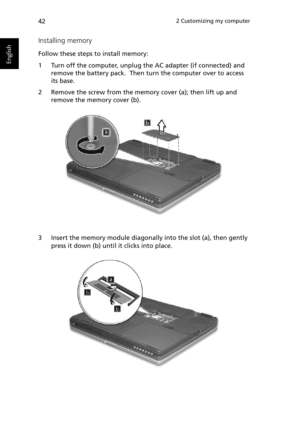 Acer TravelMate 430 User Manual | Page 50 / 80