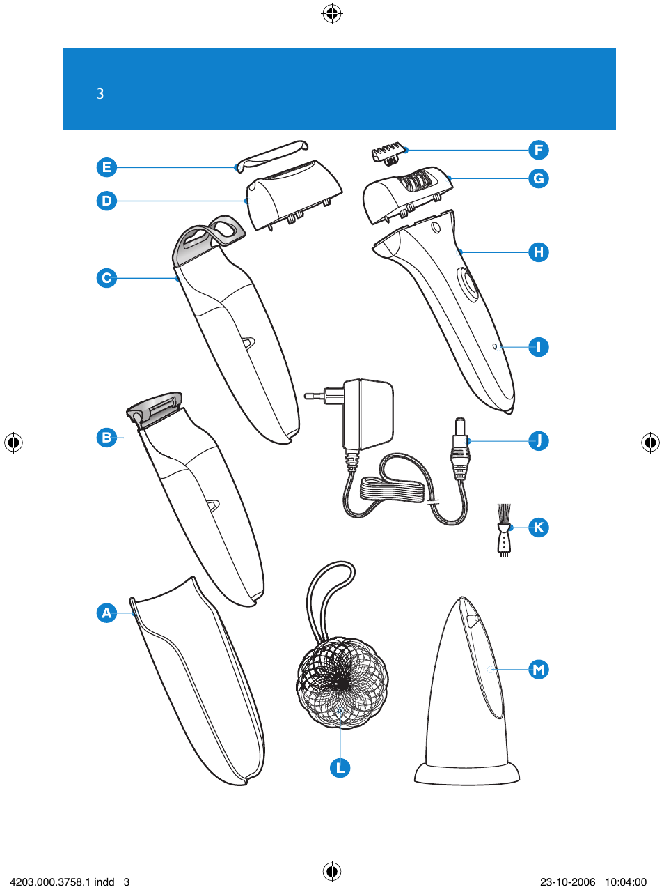 Philips Satinelle Epilierer User Manual | Page 3 / 132