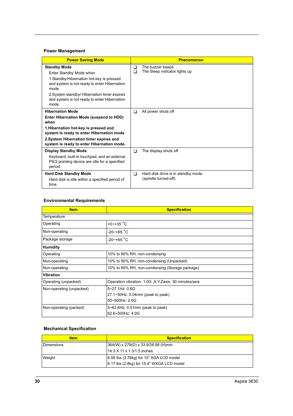Acer 2430 User Manual | Page 35 / 107