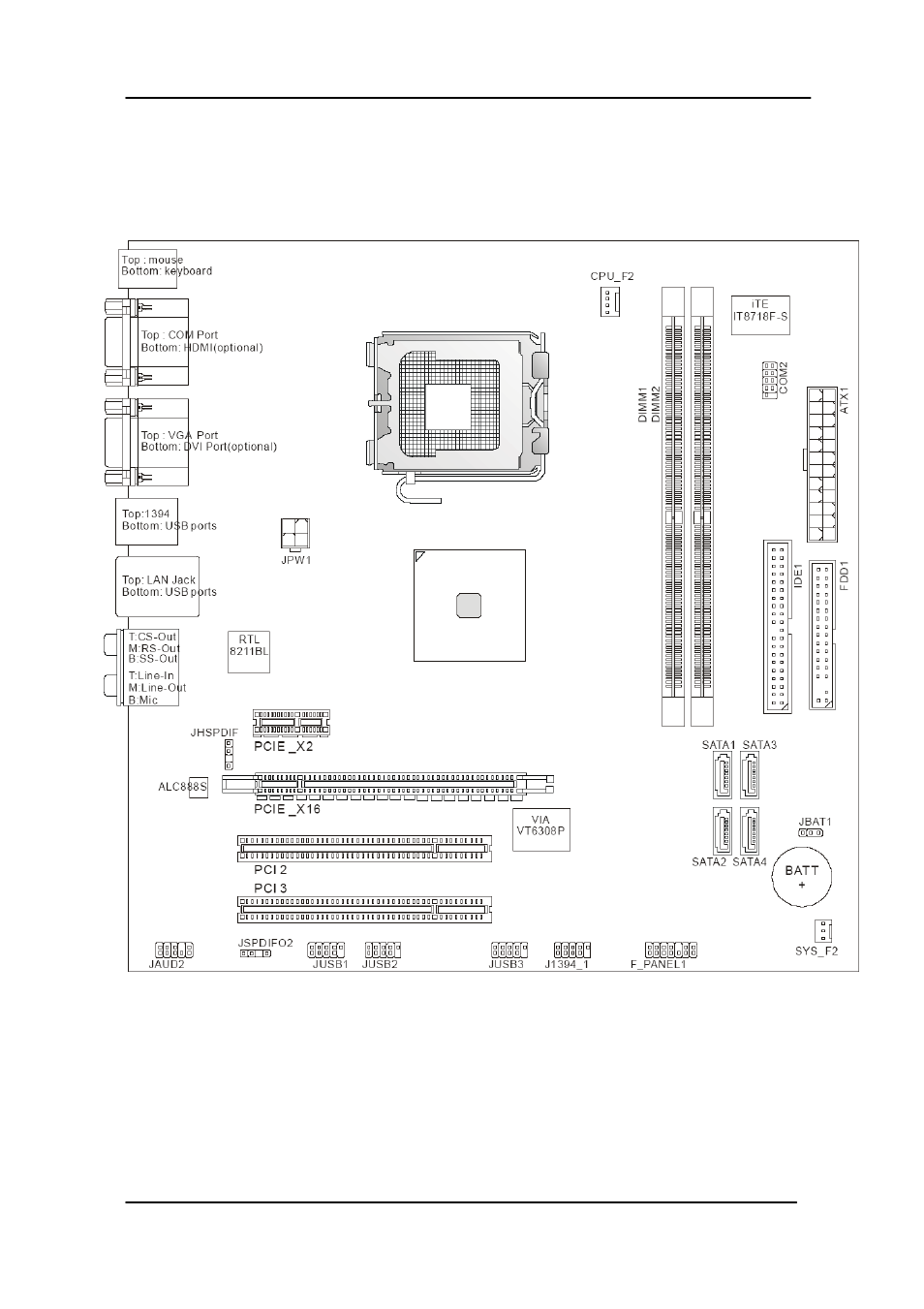 Main board placement | Acer Aspire M5640 User Manual | Page 13 / 89
