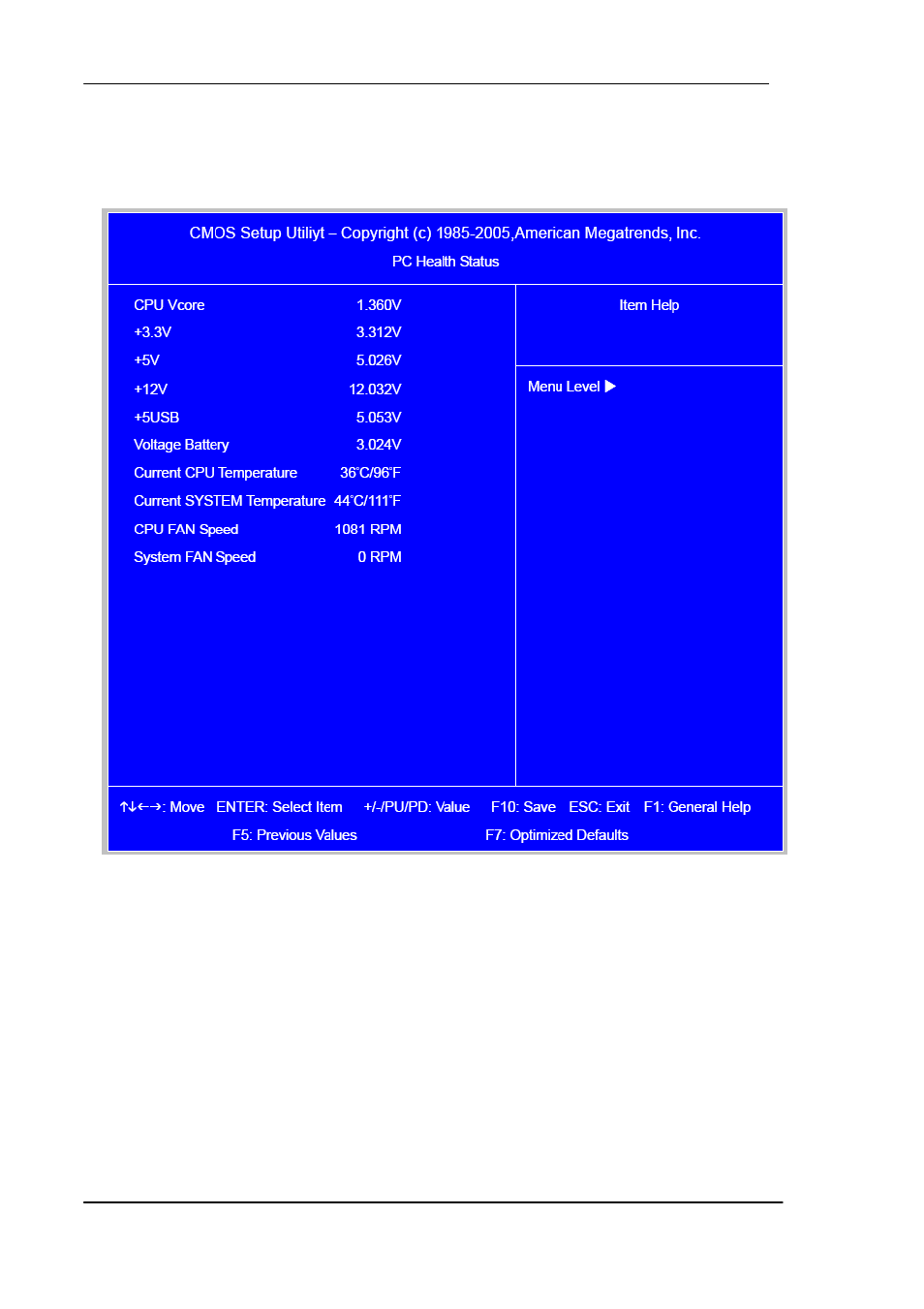 Pc health status | Acer Aspire M5640 User Manual | Page 49 / 89