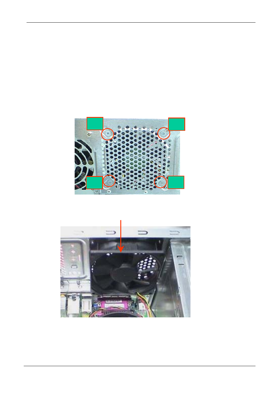 Remove system fan | Acer Aspire M5640 User Manual | Page 72 / 89