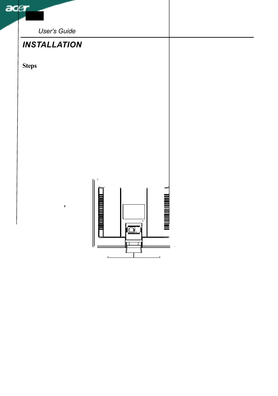 Installation | Acer AL1502 User Manual | Page 10 / 17