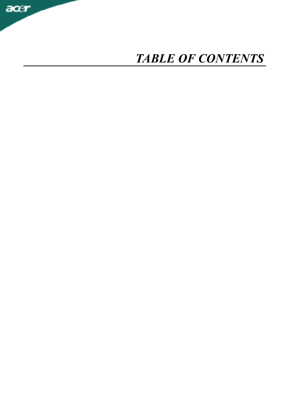 Acer AL1502 User Manual | Page 2 / 17